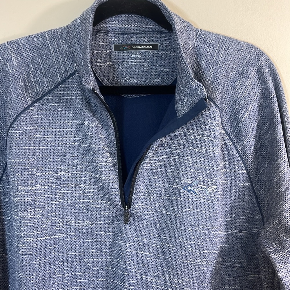 Greg Norman 1/2 Zipper Golf Performance Pullover Jacket - Picture 4 of 9